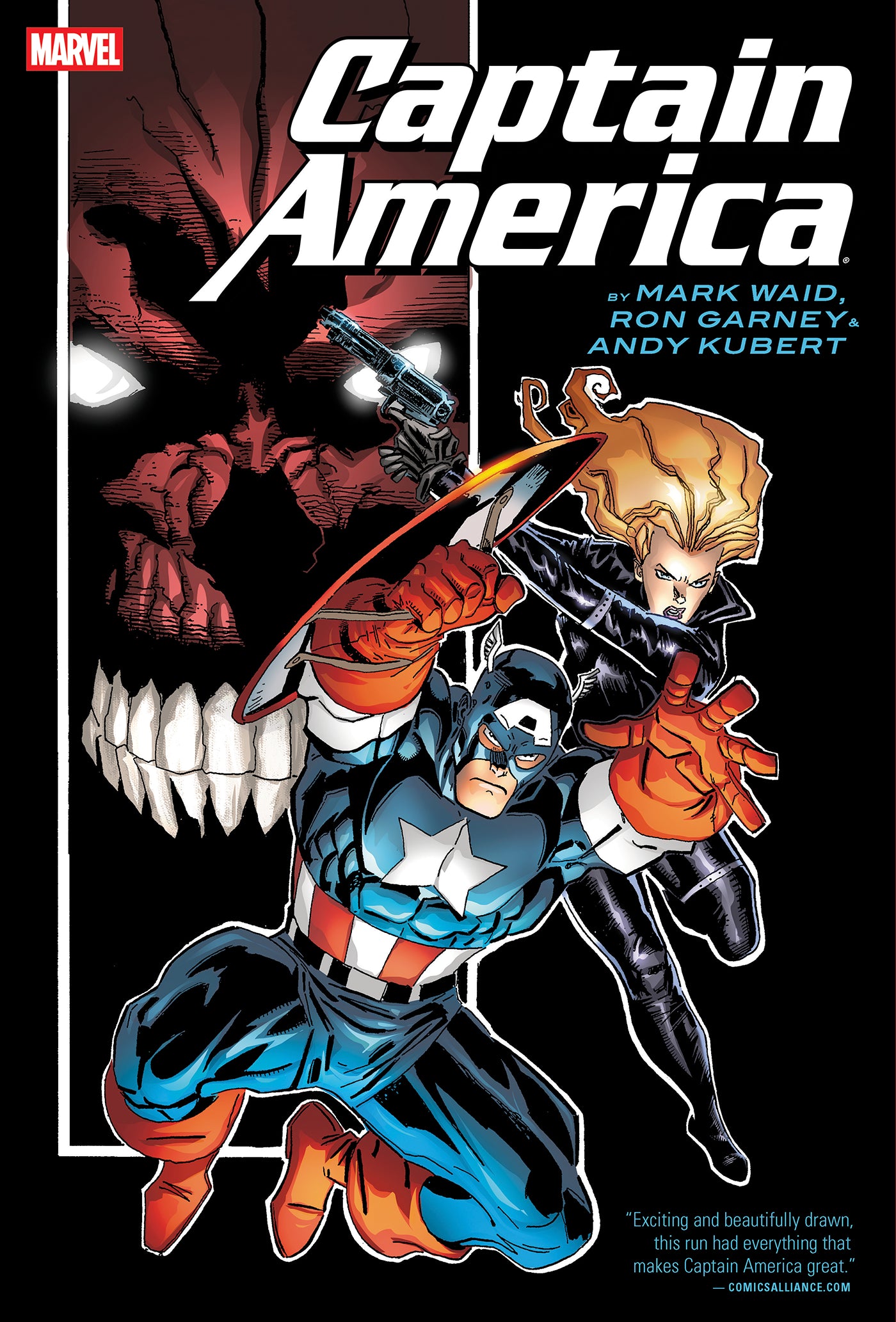 CAPTAIN AMERICA BY WAID, GARNEY & KUBERT OMNIBUS RON GARNEY COVER [NEW PTG] HC | MARVEL | Comicbookeroo