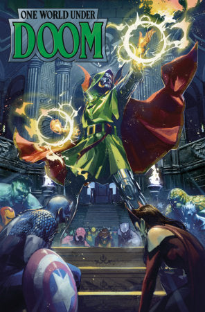 ONE WORLD UNDER DOOM OMNIBUS BEN HARVEY COVER HC