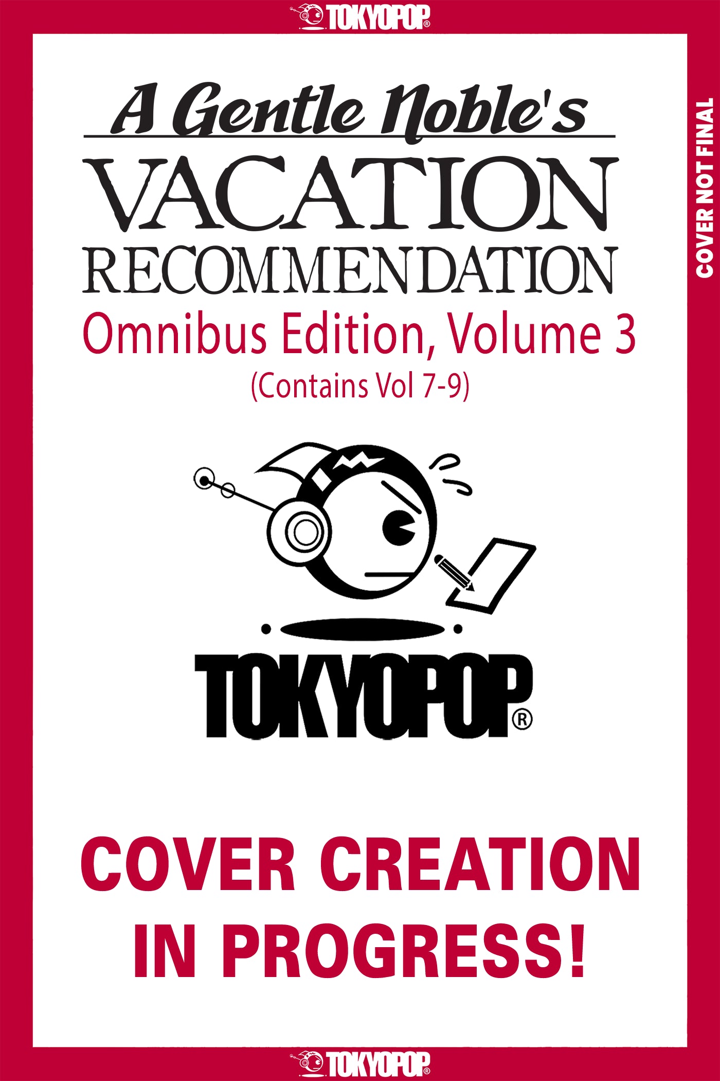 A GENTLE NOBLE'S VACATION RECOMMENDATION OMNIBUS, VOLUME 3 (VOLUMES 7-9) TP (26 Jan Release)