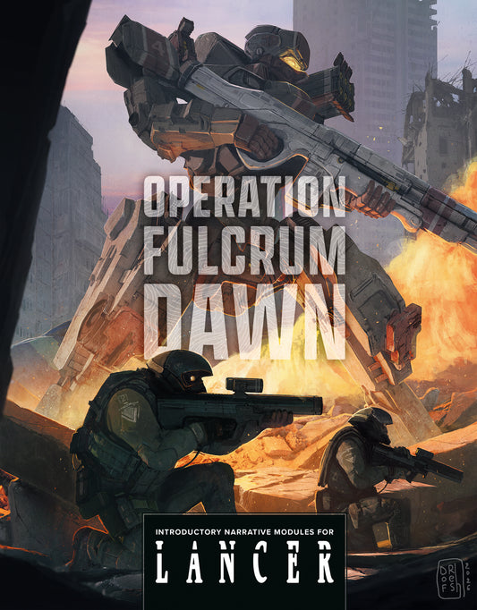 OPERATION FULCRUM DAWN: INTRODUCTORY NARRATIVE MODULES FOR LANCER HC | DARK HORSE COMICS | Comicbookeroo