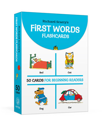 RICHARD SCARRY'S FIRST WORDS FLASHCARDS (Backorder, Allow 4-5 Weeks)