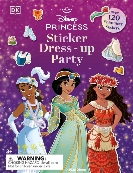 DISNEY PRINCESS STICKER DRESS UP PARTY TP (07 Jul Release)
