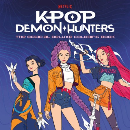 KPOP DEMON HUNTERS: THE OFFICIAL DELUXE COLORING BOOK TP (Backorder, Allow 4-5 Weeks)