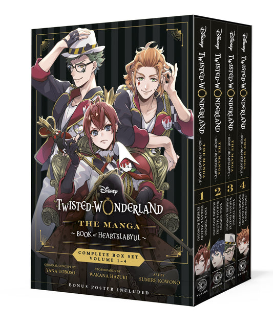 TWISTED-WONDERLAND: BOOK OF HEARTSLABYUL (THE MANGA), BOXED SET TP (10 Nov Release)