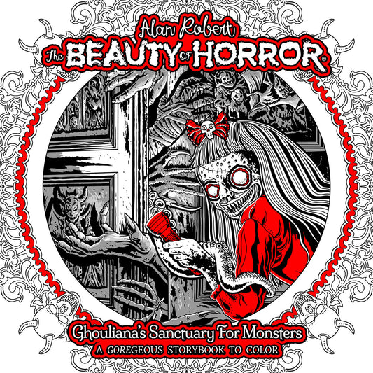 BEAUTY OF HORROR GHOULIANAS SANCTUARY COLORING BOOK SC (MR) TP (Backorder, Allow 4-5 Weeks)