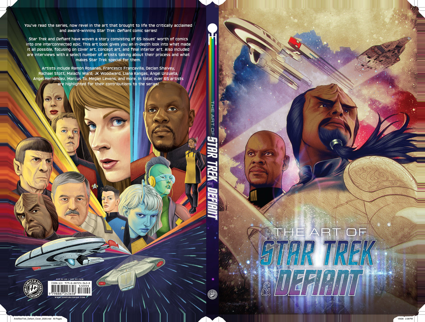 THE ART OF STAR TREK & DEFIANT HC (Backorder, Allow 4-5 Weeks)