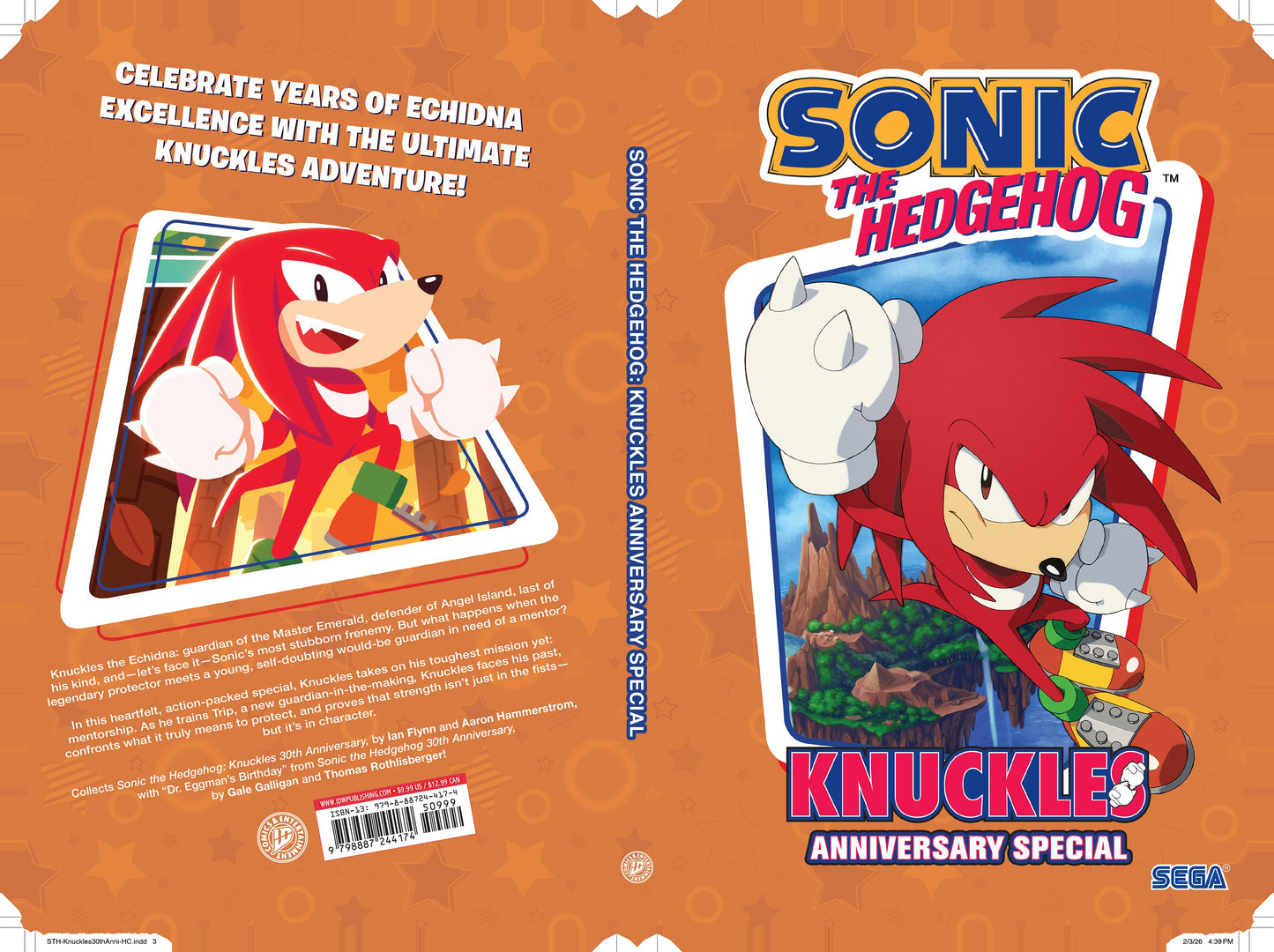 SONIC THE HEDGEHOG: KNUCKLES ANNIVERSARY SPECIAL HC (Backorder, Allow 4-5 Weeks)