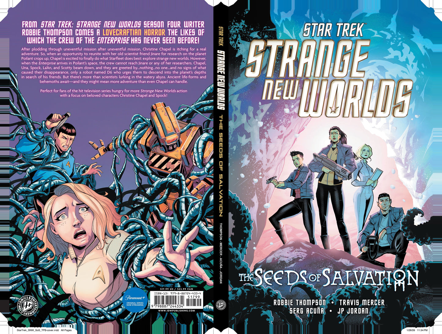 STAR TREK: STRANGE NEW WORLDS--THE SEEDS OF SALVATION TP (Backorder, Allow 4-5 Weeks)