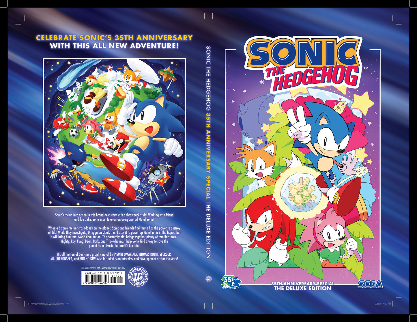 SONIC THE HEDGEHOG: 35TH ANNIVERSARY SPECIAL--THE DELUXE EDITION HC (15 Dec Release)