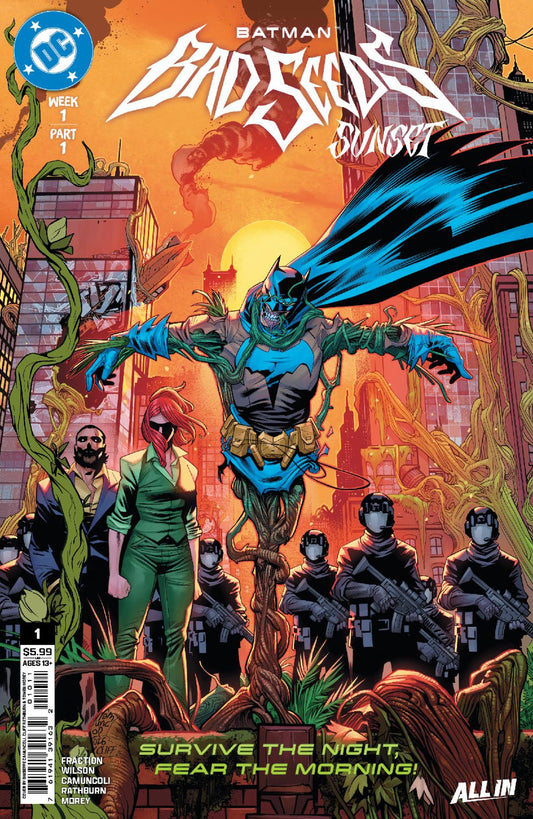 BATMAN BAD SEEDS SUNSET #1 (ONE SHOT) CVR A GIUSEPPE CAMUNCOLI & CLIFF RATHBURN (26 Aug Release)