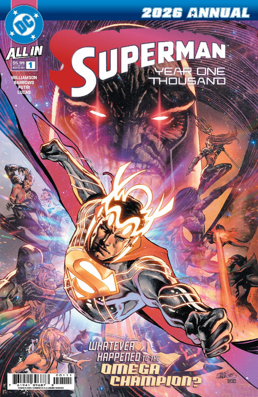 SUPERMAN ANNUAL YEAR ONE THOUSAND #1 (ONE SHOT) CVR A EDDY BARROWS (DC K.O.) (29 Jul Release)