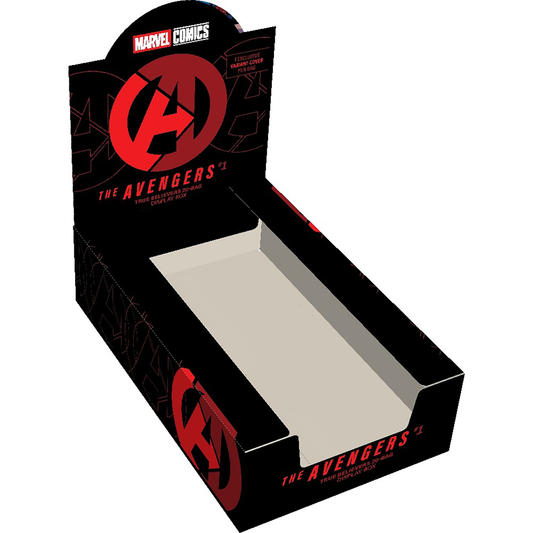 AVENGERS #1 20-BAG DISPLAY BOX TRUE BELIEVERS | MARVEL | Comicbookeroo
