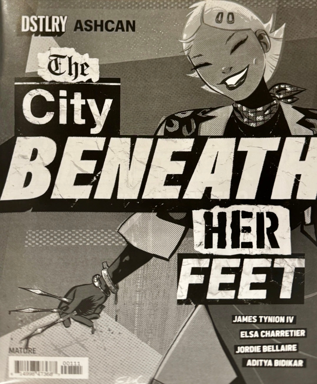 YOU WONT FEEL A THING & CITY BENEATH HER FEET PROMO ASHCAN