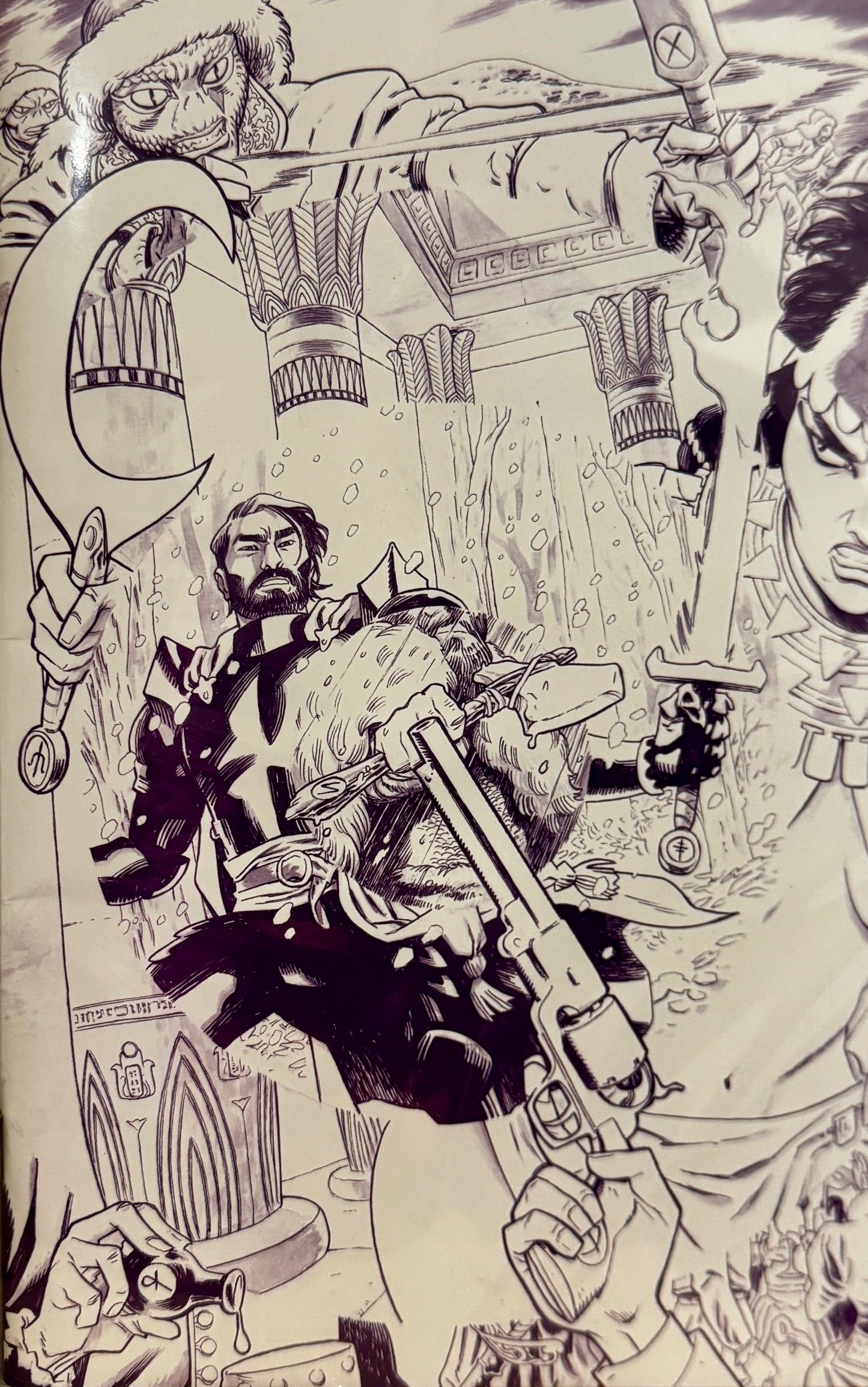 SIXTH GUN BATTLE FOR THE SIX #1 (OF 3) CVR H SECRET EDITION