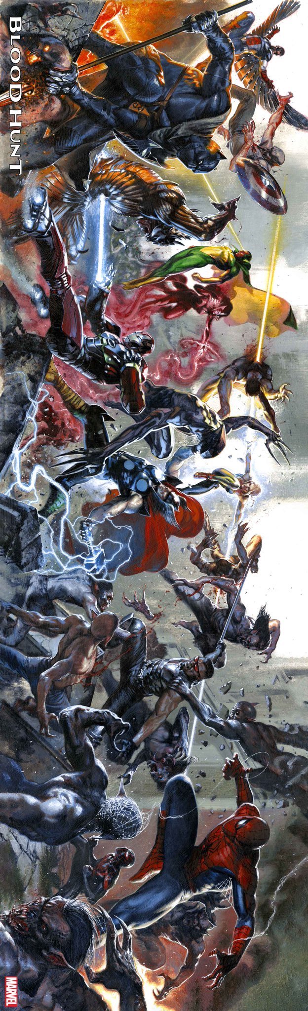 BLOOD HUNT #1-#5 INCV 1:10 DELLOTTO CONNECTING TRADE DRESS VAR Bundle