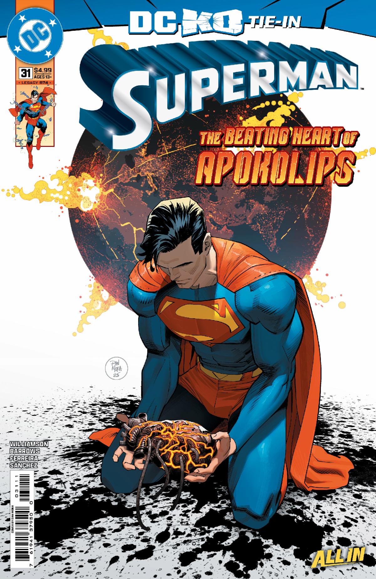 SUPERMAN #31 Second Printing (DC K.O.) (04 Feb Release)