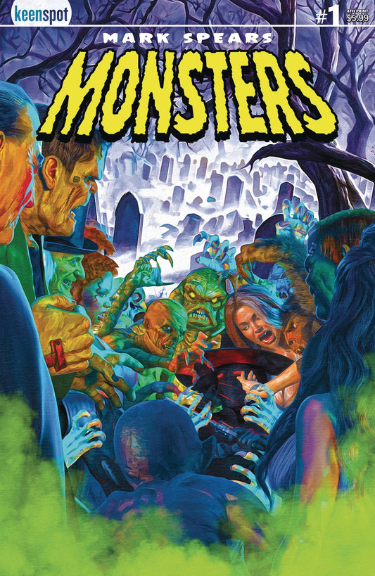 MARK SPEARS MONSTERS #1 4TH PTG CVR A GRAVEYARD (05 Mar Release)