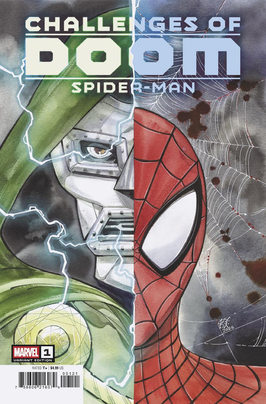 CHALLENGES OF DOOM: SPIDER-MAN #1 PEACH MOMOKO VAR | MARVEL | Comicbookeroo