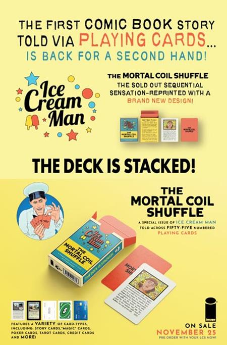 ICE CREAM MAN THE MORTAL COIL SHUFFLE CARD (NEW EDITION) (MR) (25 Nov Release)