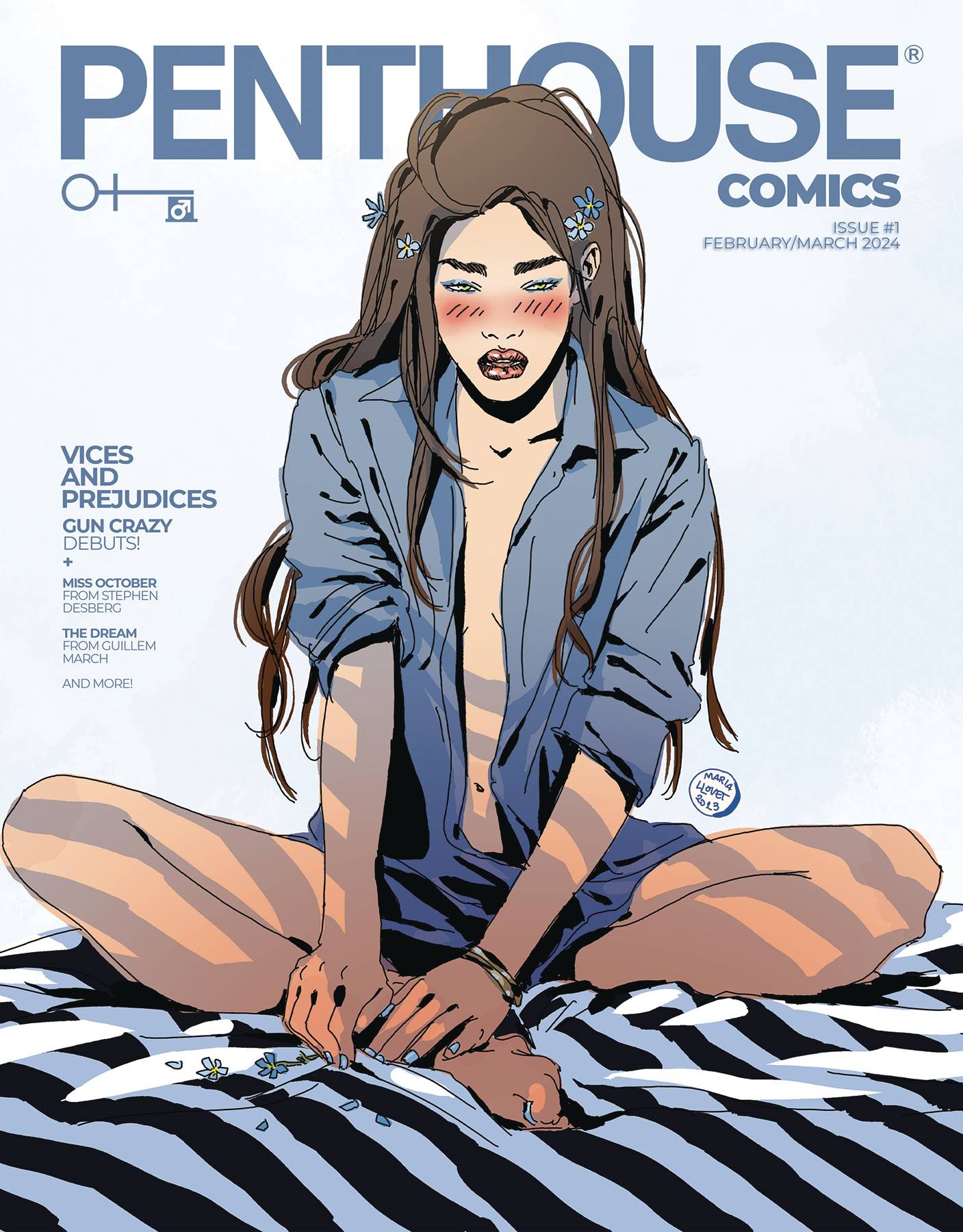 PENTHOUSE COMICS #1 CVR I 1:10 INCV LLOVET (MR) - Comicbookeroo