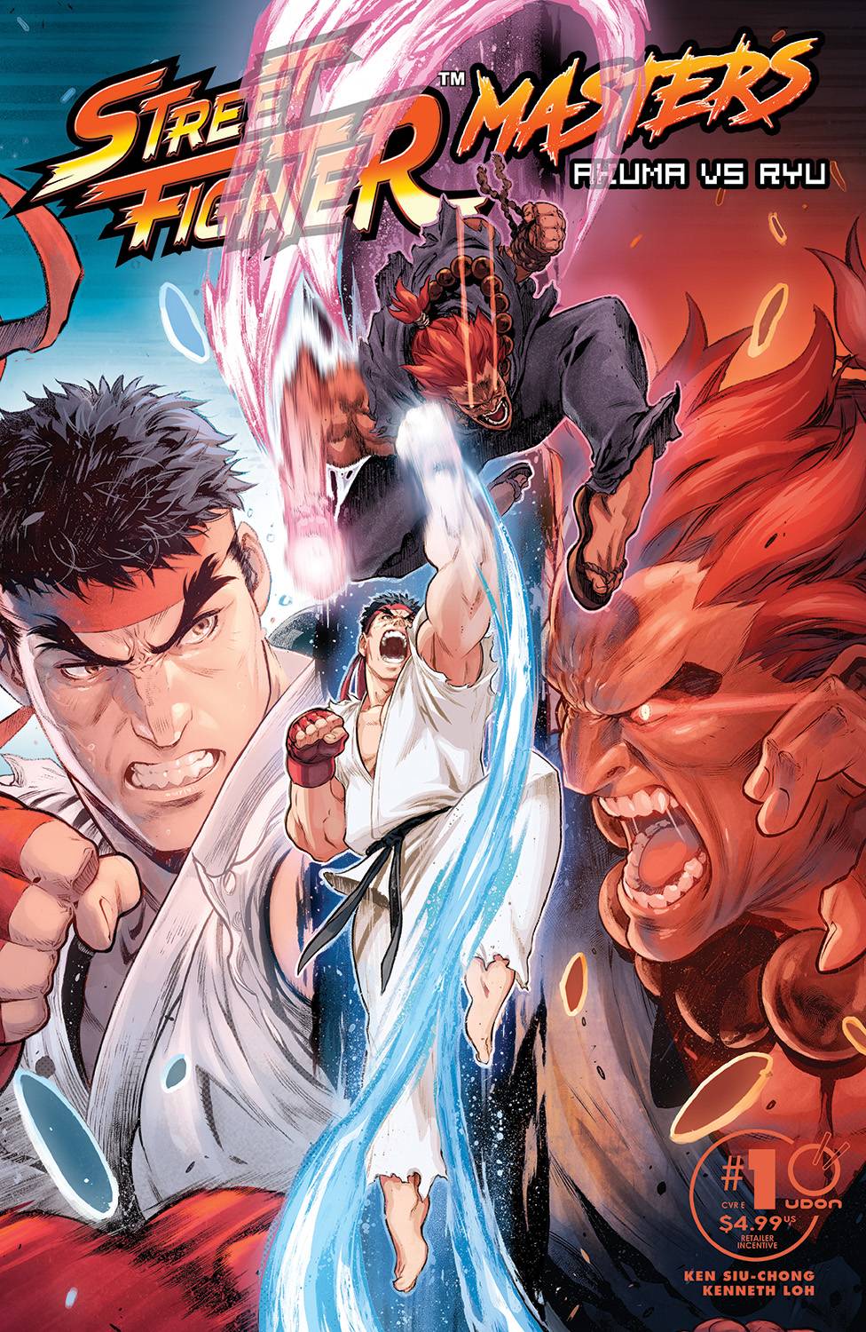 STREET FIGHTER MASTERS: AKUMA VS RYU #1 CVR E 1:5 INCV - Comicbookeroo