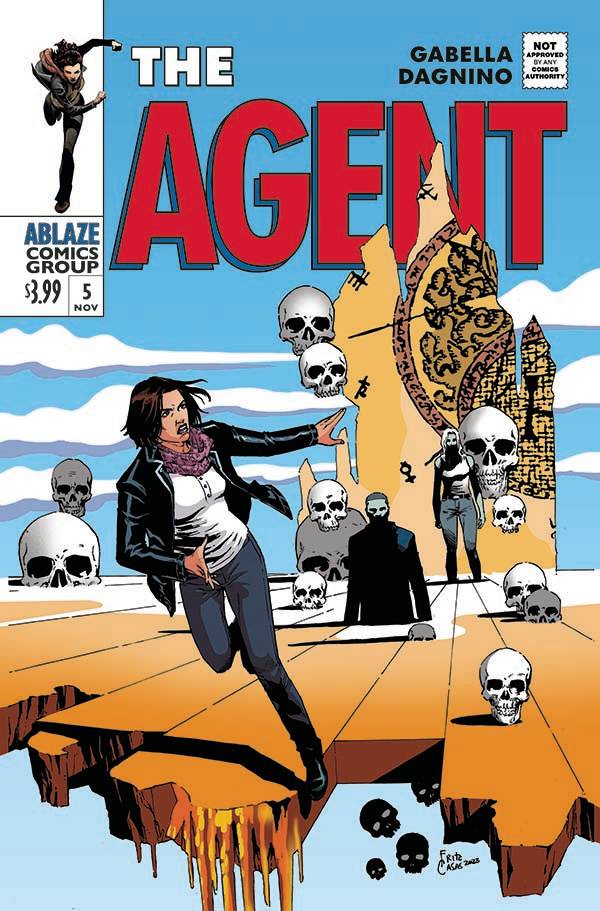 THE AGENT #5 CVR C FRITZ CASAS SHIELD HOMAGE (MR) (Backorder, Allow 3-4 Weeks)