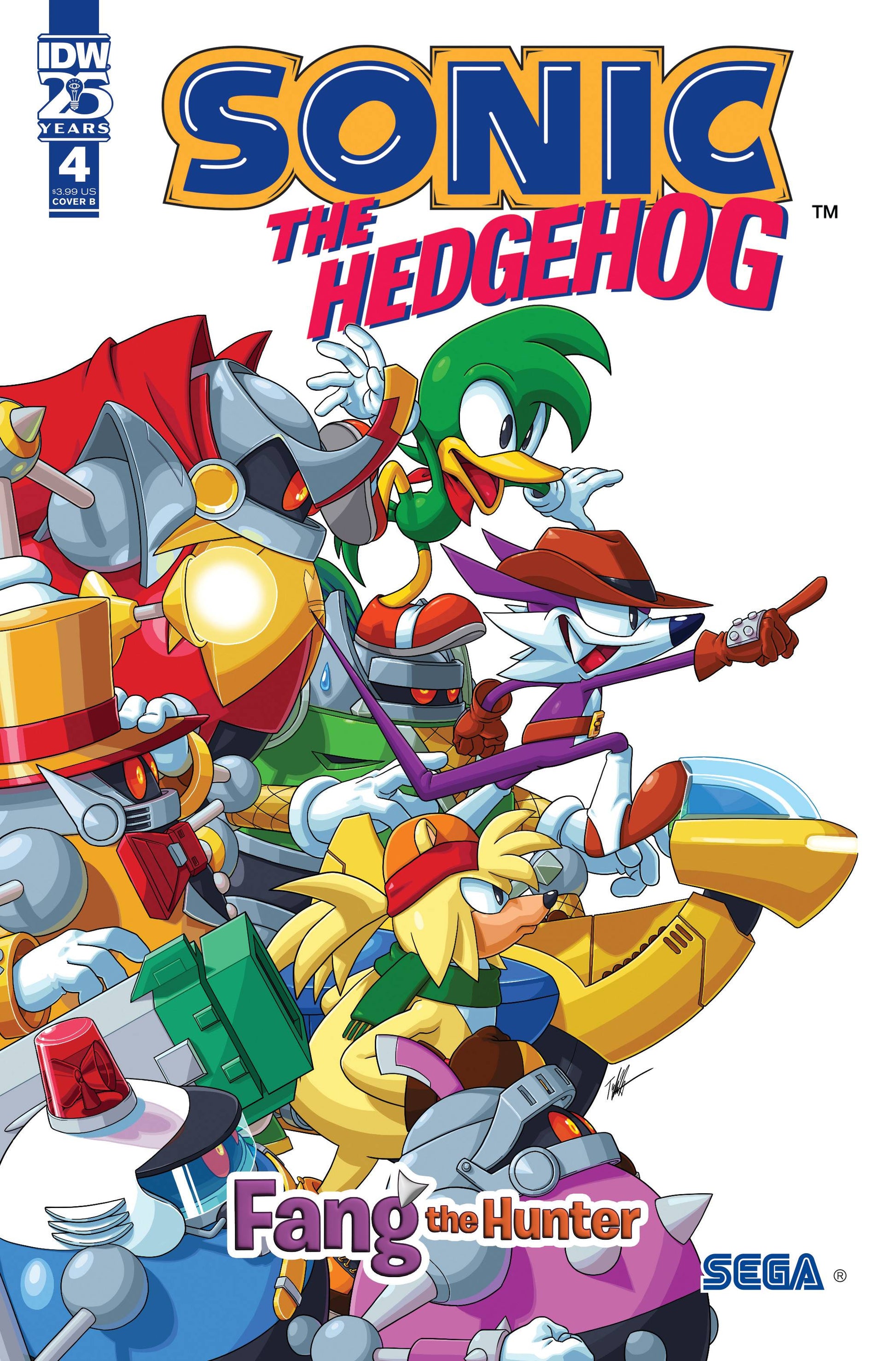 SONIC THE HEDGEHOG FANG HUNTER #4 CVR B MCGRATH (Backorder, Allow 4-5 Weeks) - Comicbookeroo