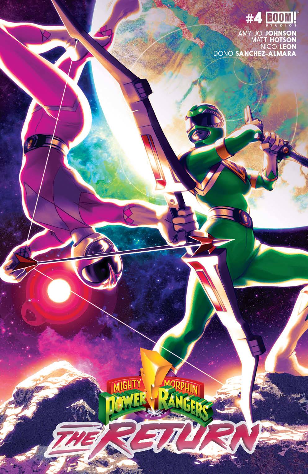 MIGHTY MORPHIN POWER RANGERS THE RETURN #4 (OF 4) CVR A MONT (29 May Release)