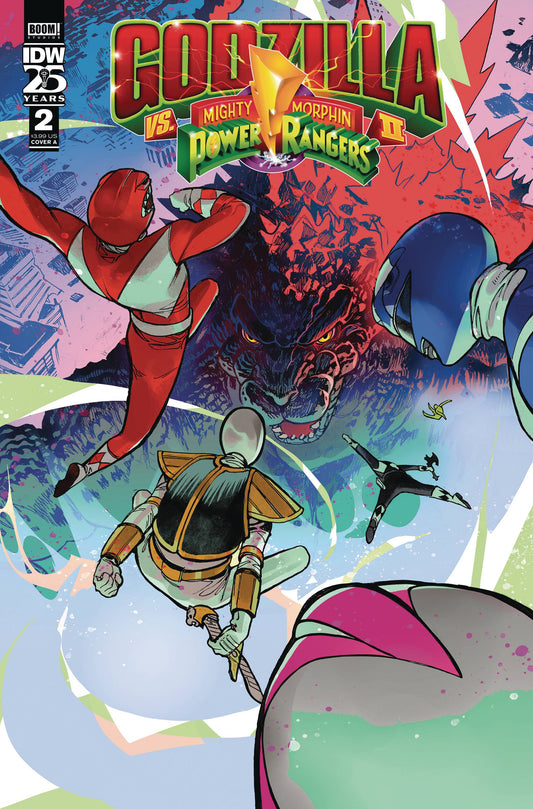 GODZILLA VS MMPR II #2 CVR A RIVAS (Backorder, Allow 3-4 Weeks)