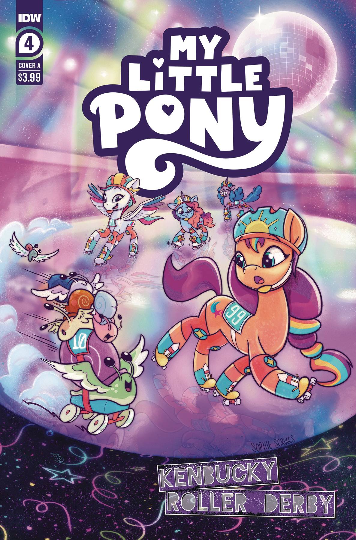 MLP KENBUCKY ROLLER DERBY #4 CVR A SCRUGGS (Backorder, Allow 4-5 Weeks) - Comicbookeroo