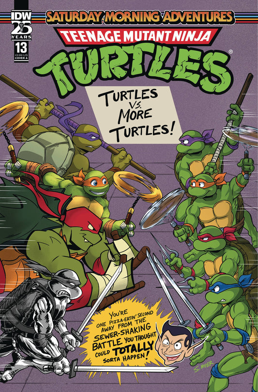 TMNT SATURDAY MORNING ADV 2023 #13 CVR A MYER (Backorder, Allow 2-3 Weeks)