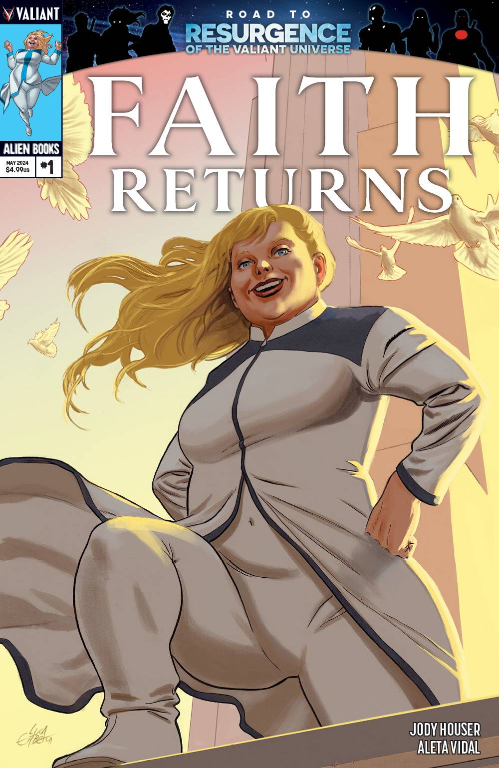 FAITH RETURNS #1 (OF 2) CVR A ERBETTA (Backorder, Allow 4-5 Weeks) - Comicbookeroo