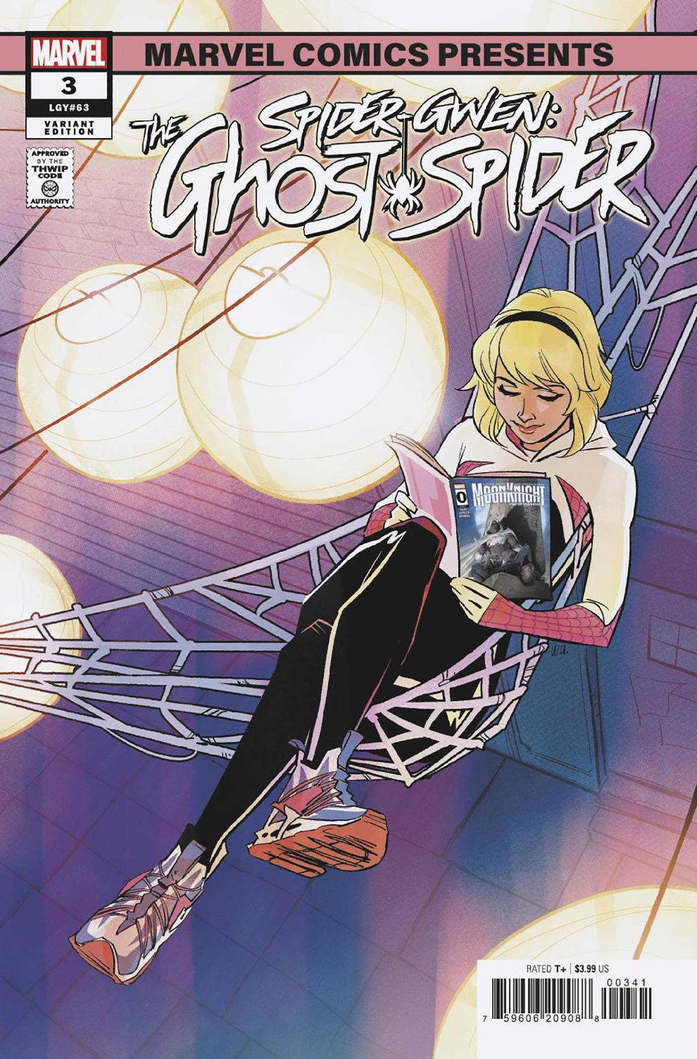 SPIDER-GWEN THE GHOST-SPIDER #3 MC PRESENTS VAR (Backorder, Allow 4-5 Weeks) - Comicbookeroo