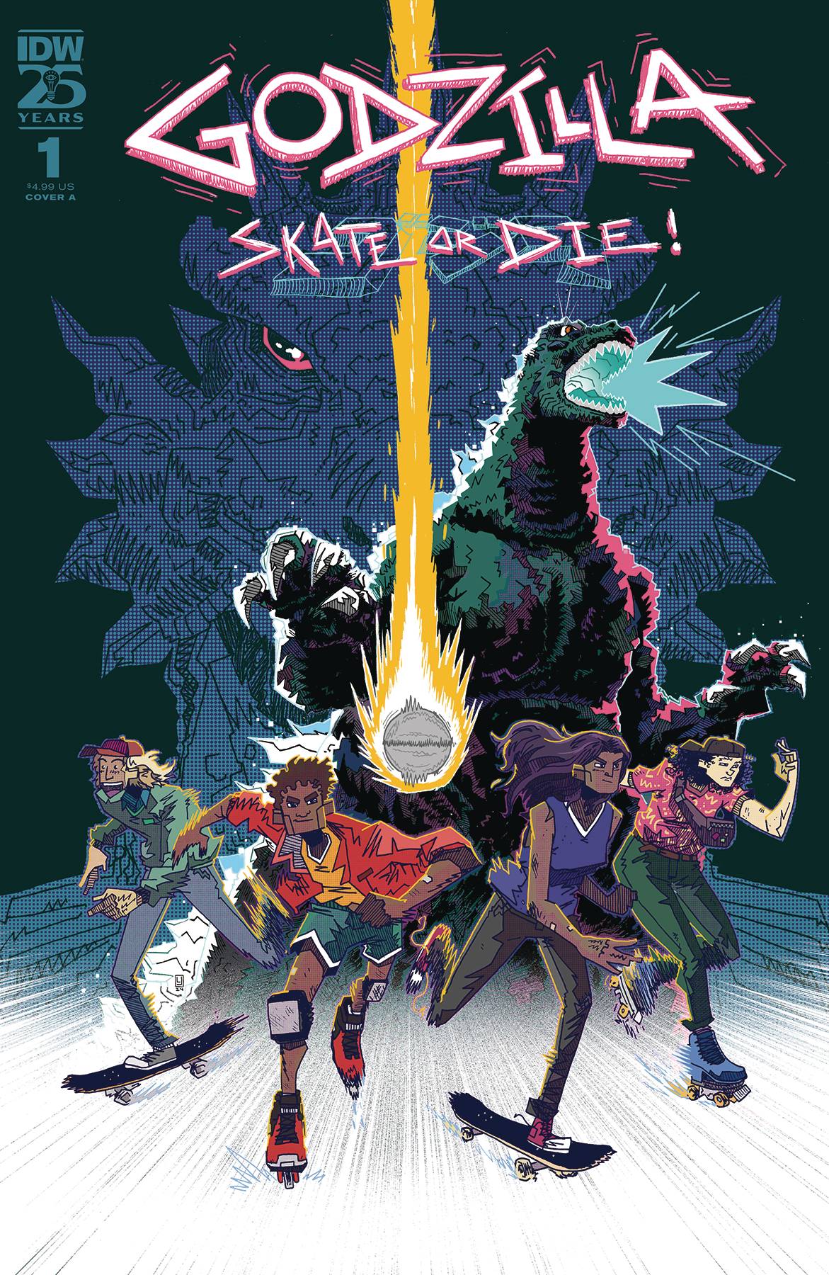 GODZILLA SKATE OR DIE #1 CVR A JOYCE (Backorder, Allow 4-5 Weeks) - Comicbookeroo