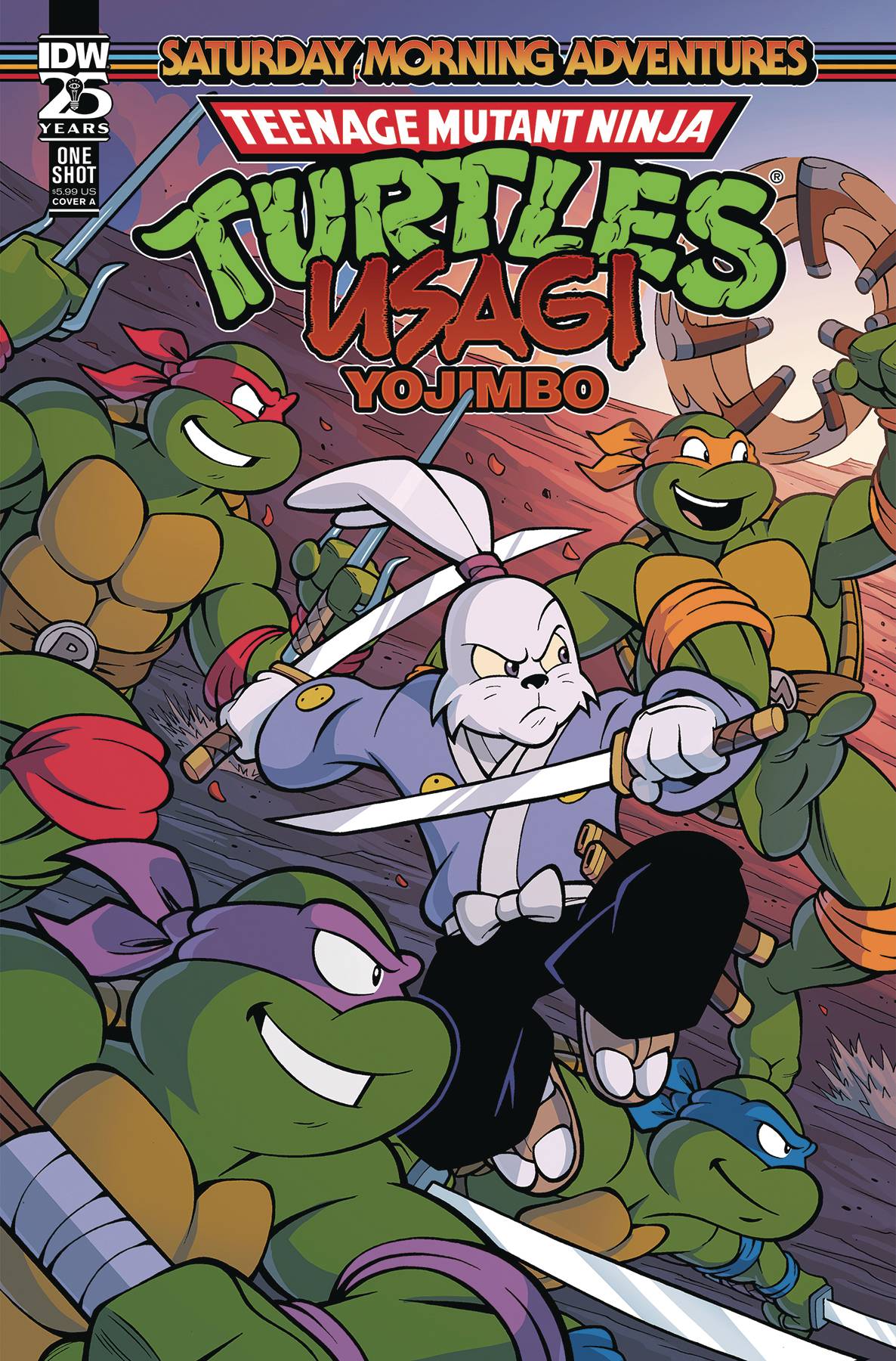 TMNT USAGI YOJIMBO SATURDAY MORNING ADV #1 CVR A LAWRENCE (Backorder, Allow 3-4 Weeks)