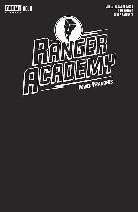 RANGER ACADEMY #8 CVR B BLACK BLANK SKETCH VAR