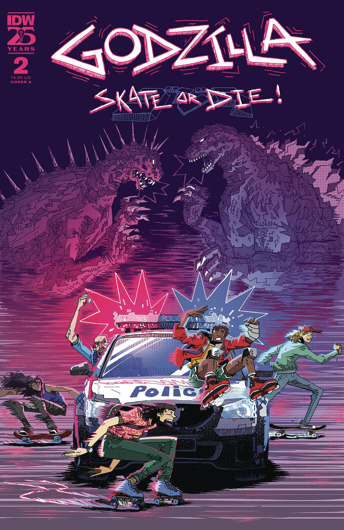 GODZILLA SKATE OR DIE #2 CVR A JOYCE (Backorder, Allow 2-3 Weeks)