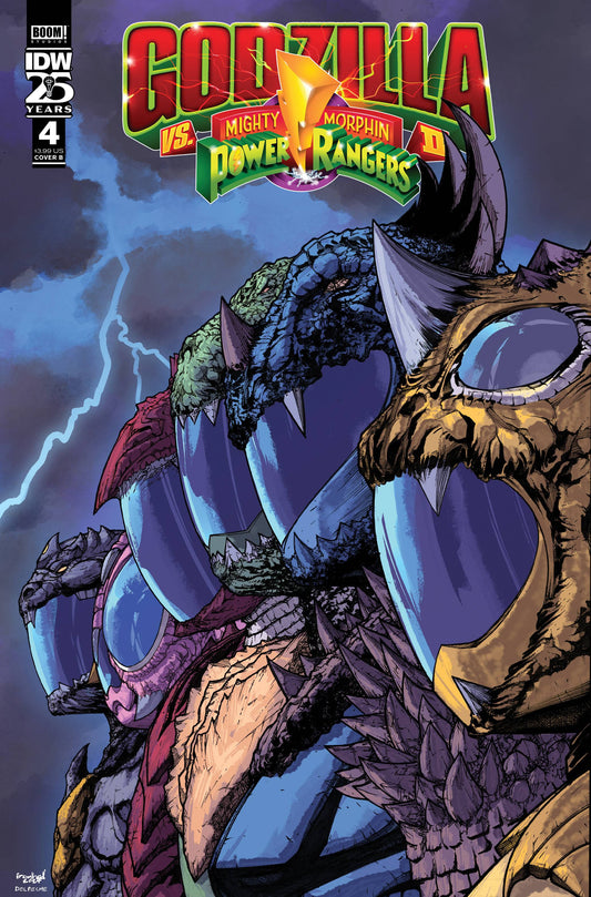 GODZILLA VS MMPR II #4 CVR B SANCHEZ (Backorder, Allow 4-5 Weeks) - Comicbookeroo