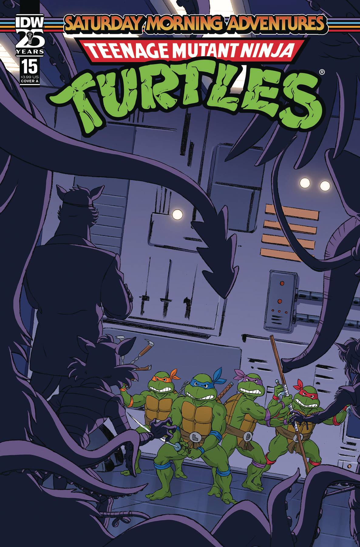 TMNT SATURDAY MORNING ADV 2023 #15 CVR A SCHOENING (Backorder, Allow 3-4 Weeks)