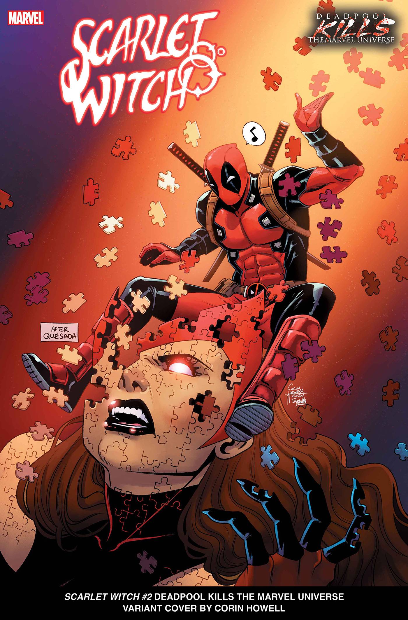 SCARLET WITCH #2 HOWELL DEADPOOL KILLS MARVEL UNIVERSE VAR (Backorder, Allow 4-5 Weeks) - Comicbookeroo