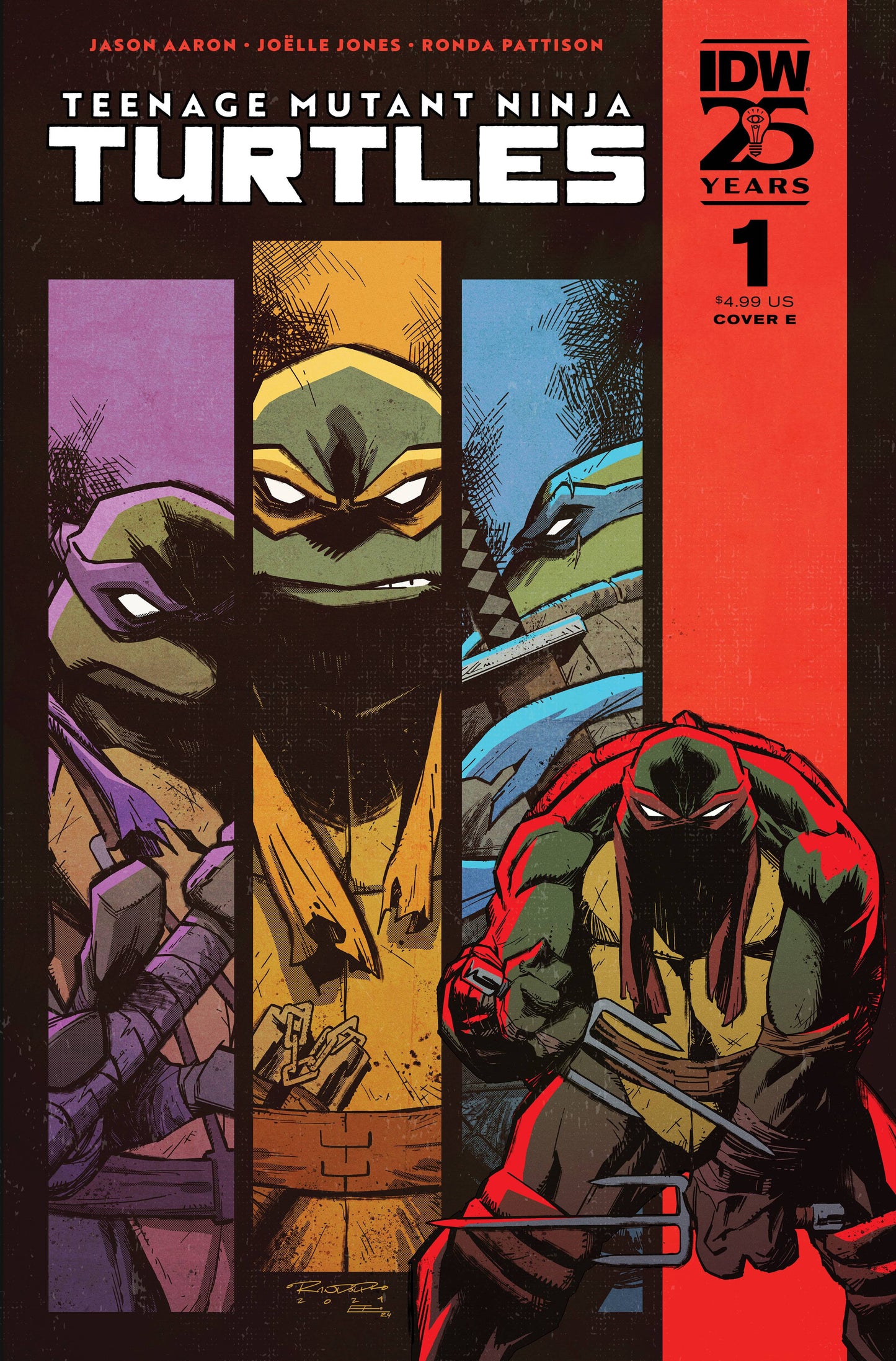 TEENAGE MUTANT NINJA TURTLES 2024 #1 CVR E RANDOLPH (Backorder, Allow 3-4 Weeks)