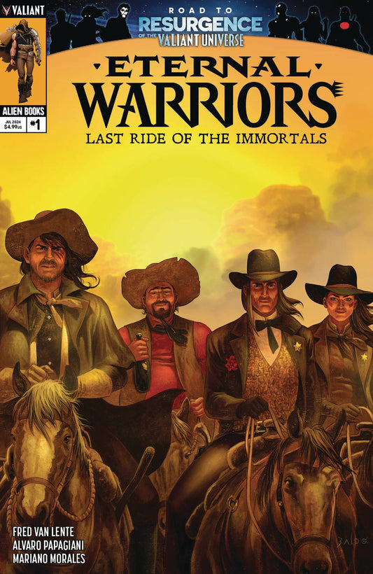 ETERNAL WARRIORS LAST RIDE IMMORTALS #1 (OF 2) CVR A BALDO (Backorder, Allow 3-4 Weeks)