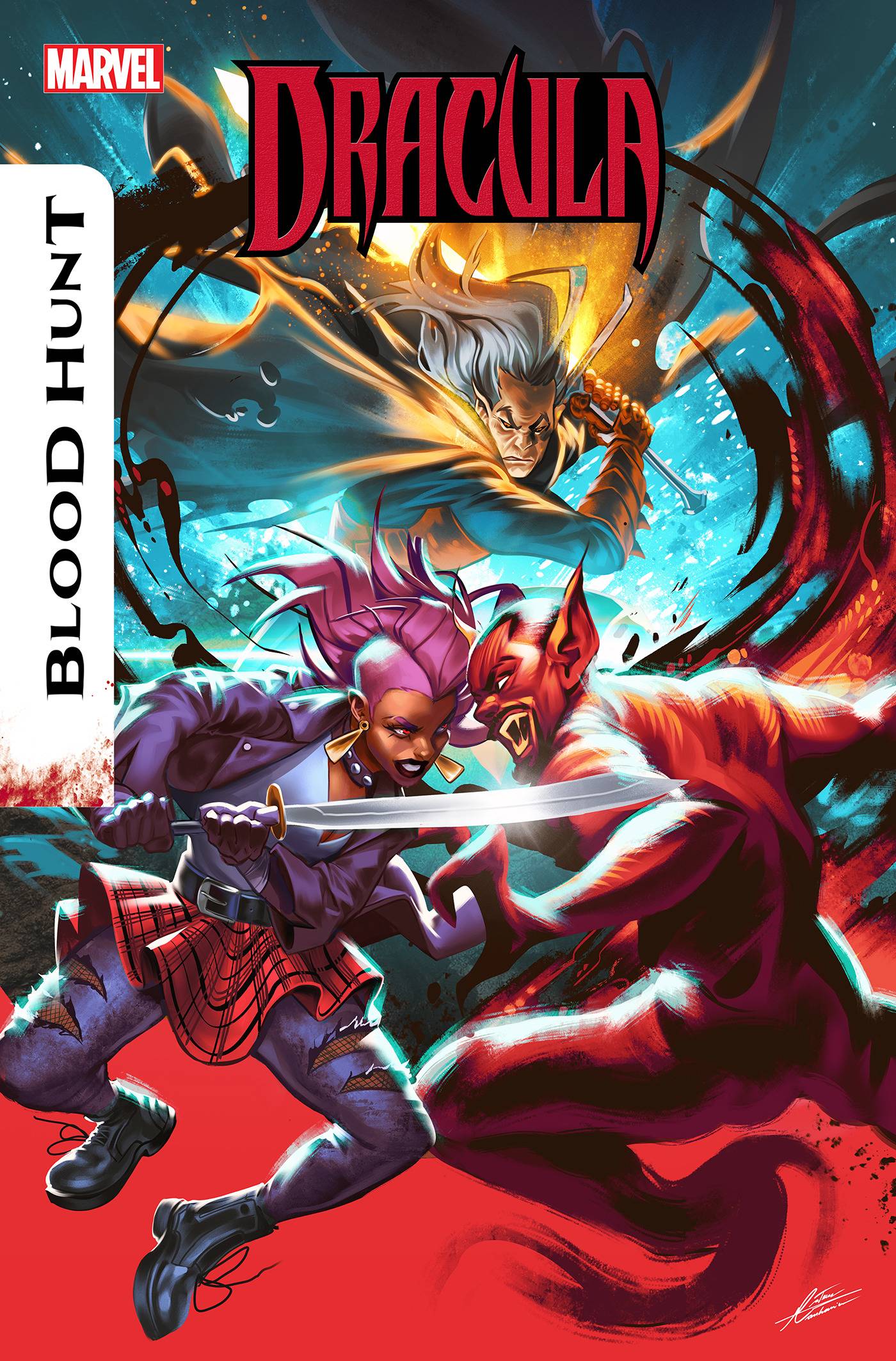 DRACULA BLOOD HUNT #3 MATEUS MANHANINI VAR (Backorder, Allow 4-5 Weeks) - Comicbookeroo