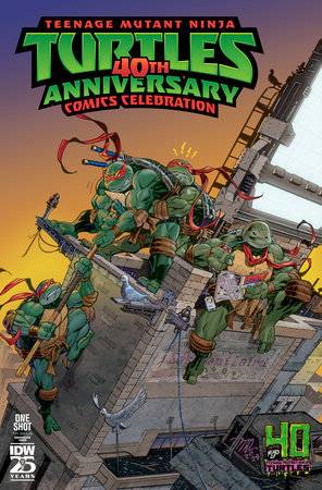 TMNT 40TH ANNIVERSARY CELEBRATION #1 CVR H DOONEY 40TH ANN (Backorder, Allow 3-4 Weeks)