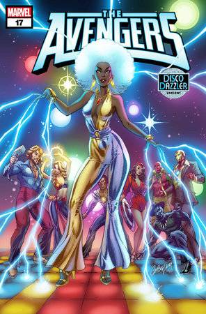 AVENGERS #17 J SCOTT CAMPBELL DISCO DAZZLER VAR (Backorder, Allow 3-4 Weeks)