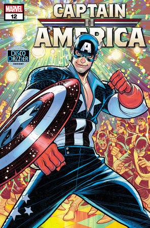 CAPTAIN AMERICA #12 ELIZABETH TORQUE DISCO DAZZLER VAR (Backorder, Allow 3-4 Weeks)