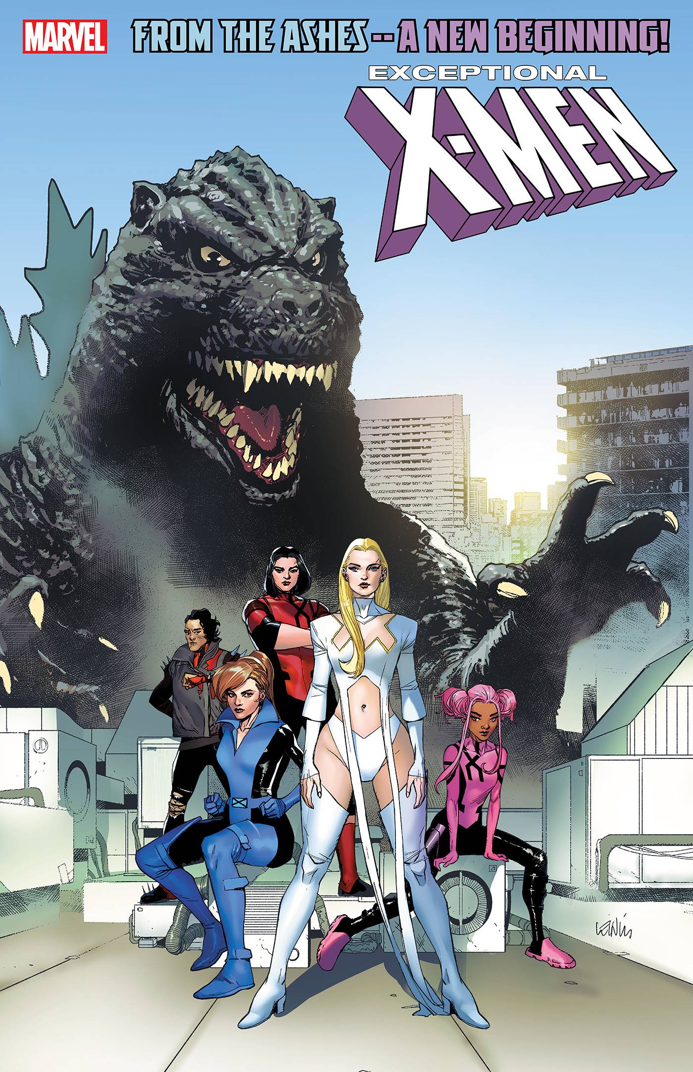 EXCEPTIONAL X-MEN #1 LEINIL YU GODZILLA VAR (Backorder, Allow 4-5 Weeks)