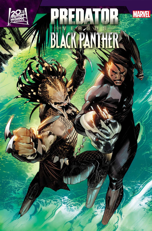 PREDATOR VS BLACK PANTHER #1 (OF 4) EDWIN GALMON VAR (Backorder, Allow 4-5 Weeks) - Comicbookeroo