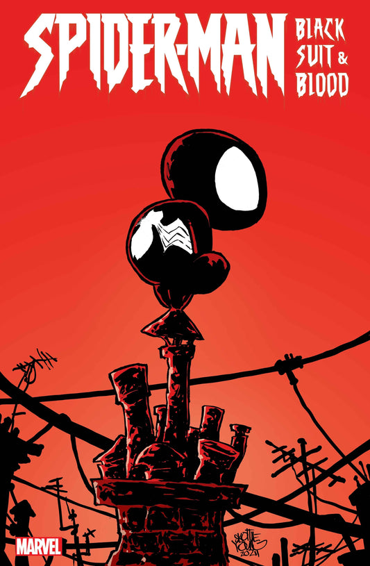 SPIDER-MAN BLACK SUIT AND BLOOD #1 (OF 4) SKOTTIE YOUNG VAR (Backorder, Allow 3-4 Weeks)