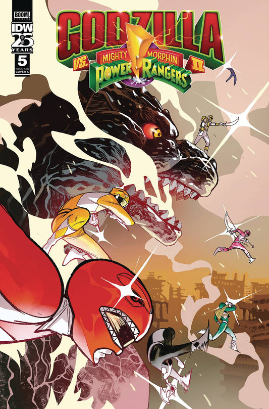 GODZILLA VS MMPR II #5 CVR A RIVAS (Backorder, Allow 4-5 Weeks) - Comicbookeroo